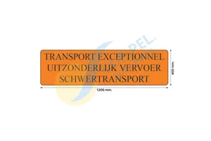 New COS.PEL. Reflecting Panel for Exceptional Loads-Sign Accessories for Replace/Repair