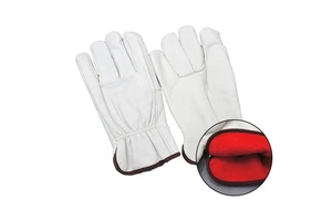 Factory Direct Customizable Wholesale Winter Warm Industrial Construction Waterproof Safety Cowhide Leather Cotton Welding Glove