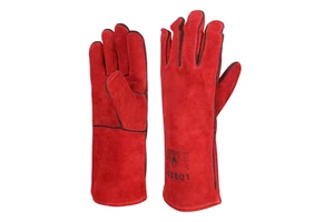 Wholesale Welder Gloves Supplier Cheap Goatskin Cowhide Leather Heat Resistant Safety Hand Work Argon Welding Gloves