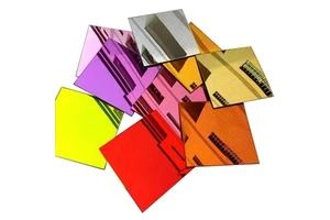 Wholesale High Reflective PETG Silver Mirror Sheet Flexible Unbreakable For Kids Toys Ornaments Customizable Size Cutting