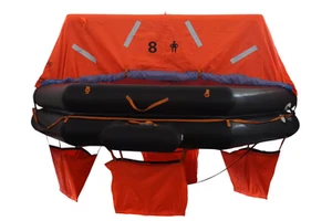 Life Raft 15 Person Coastal Compact Emerg Inflat Type Rubber SOLAS Approved with EC Certificate