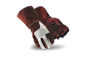Safety Tig Welding Gloves Premium Goatskin Leather Fire Resistant Aluminium Welding Glove Protective Hand Welder Gloves