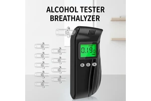 Advanced Semiconductor Digital Breathalyzer BAC Measurement Device Portable Alcohol Breathalyzer For Private Drivers Use