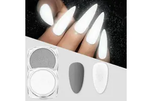 The Factory Supplies Ultra Sparkly Highlighting White Micro Glass Beads Reflective Powder