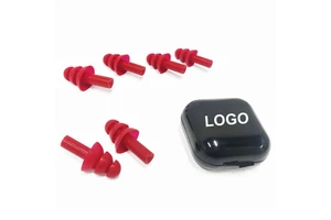Personal Protective Custom Logo Ear Plugs Silicone Wireless Ear Plugs In Individual Box Carton