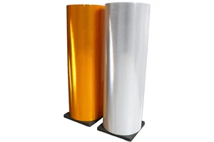 Yellow and White Diamond Grade Reflector Self Adhesion Reflective Sheeting Self Adhesive Vinyl Reflective Material