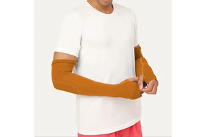 High-Elastic Spandex Arm Compression Sleeve with Professional Protection Breathable Design Sports Use-Flexible Elbow Support