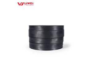 Black 50mm Car Safety Seat Belt with Imitation Nylon Webbing Polyester Nylon Webbing Strap and Tape Enhanced Car Security