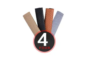 CR Hot Selling Leather Soft Comfortable Safety Car Seat Belt Shoulder Pad Straps Cover Universal Fit 4 Interior Accessories