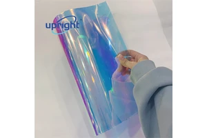 Custom Flexible Soft Iridescent Rainbow Pvc Vinyl Sheet Pvc Laser Film Roll