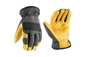 OEM Leather Welding Gloves Heavy Duty Work Gloves Anti-Heat Anti-Cut Anti-Impact Anti-Slip Durable Touchscreen Breathable