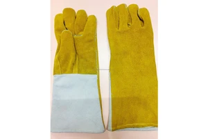Heavy Duty Kevlar Stitched Welding Gloves with Anti-Cut, Anti-Impact, and Heat Resistance