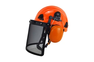 Best Standard Industrial Forestry Logging Personal Protective Helmet and Hearing Protection System (Orange) of 2022