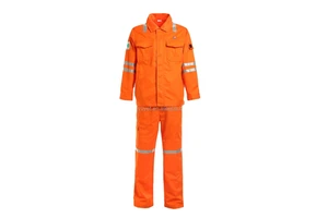 OEM Safety Clothing Winter Suit 100% Cotton Safety Workwear With Reflective Strips Workwear