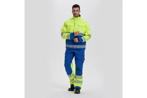 High Visibility Reflective Safety Glove Welding Protection Flame Retardant Breathable Plus Size Cotton Workwear