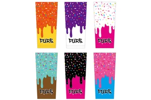 PURE Custom Ice Creamm USA Flag Forearm Compression Sleeve Protective Sleeves Arm Athletic Forearm Sleeves for Thin Skin