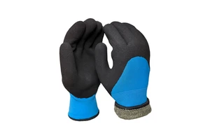 CE Cold Weather Waterproof Ice Storage Safety Hand Welding Gloves Insulated Latex Sandy Warm Winter Working Gloves