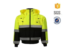 Wholesale China Designed Hi Vis Reflective Safety Clothing EN ISO 20471 Standard Level Protection Removable Sleeves Waterproof