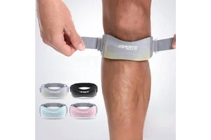 Sports Compression Knee Brace Patella Belt Adjustable Outdoor Running Fitness Gear Shock-Absorbing Protective Joint Sleeve