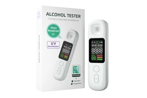 Handheld Breath Digital Alcohol Tester Dry Cell Alcohol Checker Alcohol Testing Device for Driver