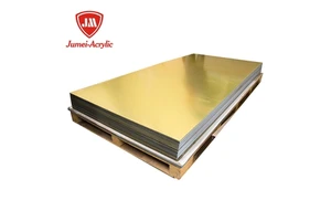 Best Quality Custom Decorative Rose Silver Gold Plastic Acrylic Sheet Pmma Mirror Sheet With Pe Protective Film