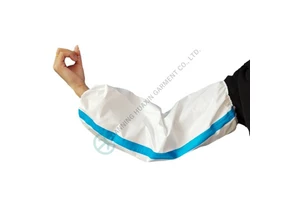 Strong Elastic Disposable Oversleeve Taped Seam Arm Sleeve Cover Protective Sleeves