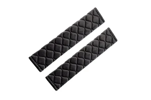 MESOROCK Universal Car Accessories Seat Belt Webbing Cover Custom Seatbelt Covers Black Car Seat Belt Cover