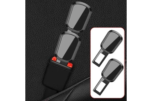 Custom Logo Car Seat Belt Clip Extender Safety Seatbelt Lock Buckle Plug Thick Insert Socket Extender Safety Buckle Accessories