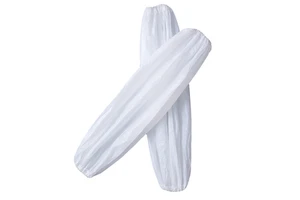Best Sale Disposable Waterproof Dustproof Elastic Cuffs Isolation Protective Lightweight CPE/PE/LDPE Sleeve Covers for Cleanroom