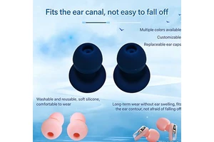 High-Fidelity Noise-Canceling Earplugs Hearing Protection Ideal for Concentration, Travel, Concerts, Parties