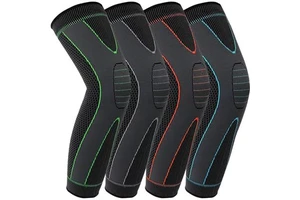 Elastic Sport Protect Knee Sleeves Brace Adjustable Compression Elbow Knee Support