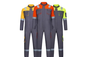 Countraction Industrial Safety Coverall Uniform Work Suit Workwear Clothes For Unisex