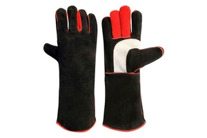 Leather Material OEM ODM Best Design 2023 Light Weight Full Finger Coverage Men Women Safety Wear Welding Gloves