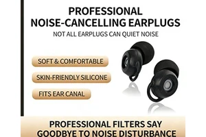 Soft Comfortable Hearing protection Silicone Earplugs with Filter for Noise Reduction,Noise Sensitivity & Flights