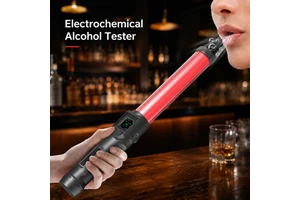 Portable Electrochemical Fuel Cell Alcohol Detector With Voice Prompt & Clear TFT Screen For Daily Inspection