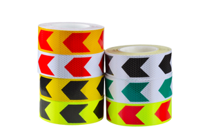 PET/PVC Advertisement Grade Reflective Tape Motorcycle Reflective Material Tape Reflective Material