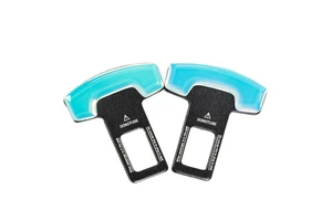 Factory Custom Logo Car Accessories Luminous Auto Interior Seat Buckles Alert Silencer Seat Belt Clip