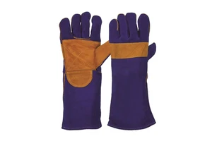 Latest Design Cow Hide Leather Hand Production Wrist Length Touchscreen Eco Friendly Heavy Duty Heat Protection Welding Gloves