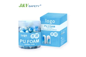 38dB Noise-Cancelling Earplugs Soft Foam Sleeping Ear Plugs With PU Material CE And ANSI Certified For Safety