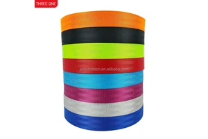 Factory Custom 48mm Imitation Nylon Car Safety Seat Belt Webbing Strap High-Strength Recycled Woven Sustainable Feature