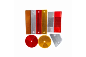 Cat Eyes Round Shape White Reflectors High Visibility Reflective Material for Enhanced Safety