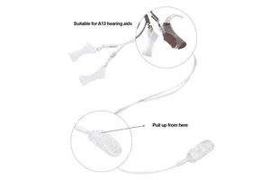 1pc Silicone Loops BTE Hearing Aid Clip Protector for Prevent Hearing Aids Falling Losing for Kids