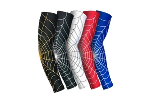 Cool Men Women Cycling Running Arm Warmers Sleeves UV Sun Protection Cuff Cover Protective Motorcycle Basketball Arm Sleeve