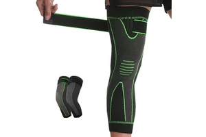 Full Leg Sleeves Long Compression Leg Sleeve Knee Sleeves Protect Leg for Men Women