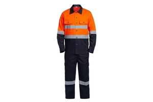 Men's High Altitude Work Suit Polyester/Cotton Reflective For Construction Gas Station Tooling Labor Protection