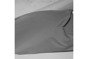 Factory Supply Waterproof Highlight Reflective Cloth Rush Garment Reflective Fabric Soft Silver Grey Reflective Material
