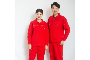 Unisex Cotton Safety Workwear Breathable Long Sleeve Coveralls Comfortable Large Logistics Staff Uniforms Safety Clothing