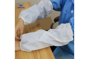 Anti-static Dust-Free Hand & Arm Protection Non Woven Material Blue Color Reusable Washable Protective Arm Sleeves