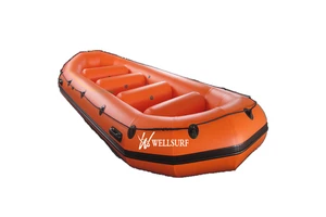 CE China Boat 0.9/1.2mm Pvc Hypalon Inflatable Rubber Life Raft Rafting Boat