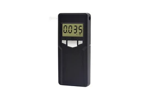 High Quality Portable Digital Alcohol Breathalyzer Fuel Cell Tester with 0.05 Accuracy <5s Warm-Up AA Battery
